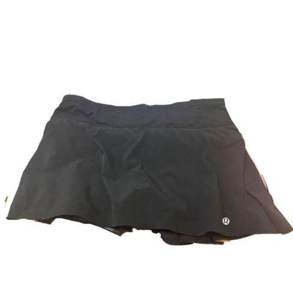 Lululemon black skort- size 6 - Picture 2 of 4